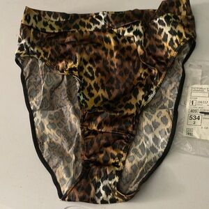 Victoria's Secret Leopard Animal Print Hi Cut Brief